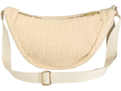 Шерпа поясная сумка из переработанной шерпы GRS объемом 3 л, бежевый