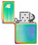 Зажигалка ZIPPO Точечная матрица с разноцветным покрытием | Dot Matrix Multi Color, латунь/сталь, разноцветная, глянцевая, 38x13x57 мм