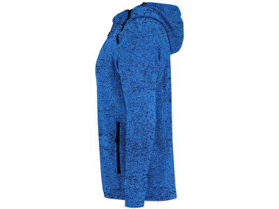 Толстовка на молнии Everest, меланжевый королевский синий , размер L