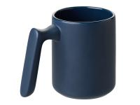 Кружка матовая с прямой ручкой Axio, 360 мл, темно-синий