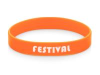 Силиконовый браслет Forest 202*12 мм, оранжевый