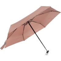 Зонт складной женский TORBER, механика, 5 сложений, коричневый, каркас алюминий, эпонж, пластиковая ручка, диаметр 91 см