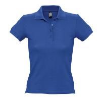 Поло "People" ярко-синий, 2XL, 100% х/б, 210г/м2