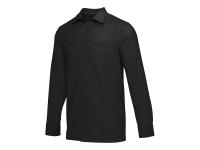 Alum вельветовая рубашка унисекс - сплошной черный , размер XL