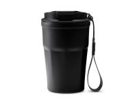 Термокружка KEURY из нержавеющей стали с двойными стенками и ручкой с керамической слоем, черный