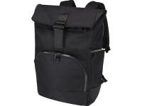 Рюкзак Rhine 15 GRS со сворачивающимся верхом на 18 л из материала, переработанного по стандарту GRS, сплошной черный