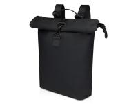 Рюкзак для ноутбука 15,6 Turner объемом 12 л со сворачивающимся верхом, изготовленный из переработанных материалов по стандарту GRS - сплошной черный