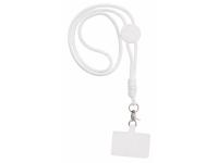 Ремешок на шею для телефона Нэко, белый