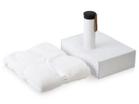 Подарочный набор с пледом, термосом Cozy hygge 2.0, белый