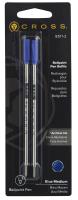 Стержень шариковый Cross средний, синий, 2 шт. / блистер
