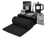 Подарочный набор Re:y. Vive с пледом, френч-прессом и кофе