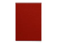 Бизнес - блокнот А4 (198 х 285 мм) Office 60 л., красный , размер A4