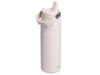 Бутылка для воды объемом 700 мл с откидной трубочкой Stanley IceFlow™ 2.0 - Light pink