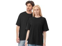 Футболка оверсайз Vienna унисекс , черный , размер L