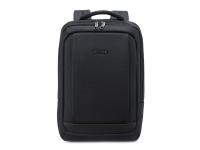 Рюкзак TORBER ВОЯЖ c отделением для ноутбука 17'', черный, полиэстер 900D, 31х17х44 см, 18 л