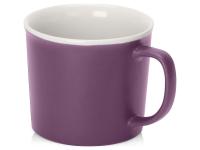 Матовая кружка Nancy 360 мл цветная снаружи, белая внутри, фиолетовый