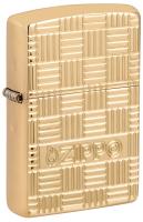 Зажигалка ZIPPO Armor® с покрытием High Polish Brass, латунь/сталь, золотистая, 38x13x57 мм