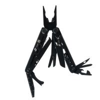 Мультитул Stinger, 113 х 19 мм, 19 функций, сталь, черный, в картонной коробке, в комплекте нейлоновый чехол