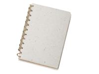 Живой блокнот А5 с бумажным карандашом и семенами цветов микс, белый , размер A5