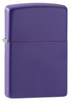 Зажигалка ZIPPO Classic с покрытием Purple Matte, латунь/сталь, фиолетовая, матовая, 38x13x57 мм