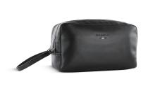 Несессер дорожный BUGATTI Romeo, черный, воловья кожа/полиэстер, 25х11х15 см, 3,5 л