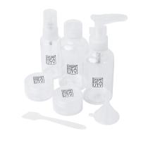 Дорожный набор баночек для путешествий Dewal Beauty, 7пр.