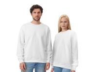 Свитшот оверсайз Lisbon унисекс, белый , размер XL