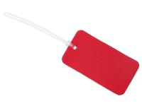 Багажная бирка Favor на силиконовой петле, красный