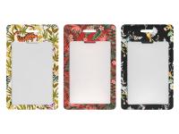 Чехол для пропуска с полноцветной УФ-печатью, софт-тач