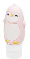 Дорожная баночка для путешествий Dewal Beauty, " Пингвин", цвет розовый, 90мл.