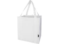 Liberty эко-сумка с прочным днищем объемом 6 л из нетканого материала, переработанного по стандарту GRS - Белый