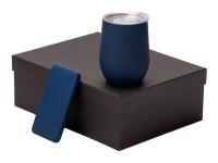 Подарочный набор с термокружкой и повербанком С2, 10000 mAh, темно-синий , размер 10000 mAh