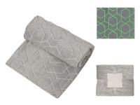 Светящийся в темноте плед Lattice серый