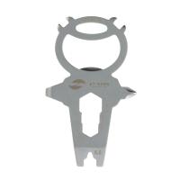 Мини-мультитул карманный Stinger, 68 x 41 мм, 7 функций, ангел, нержавеющая сталь, серебристый, в блистере