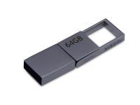 USB 3.0-флешка на 64 Гб с разъемами USB-A и Type-C, серебристый , размер 64Gb