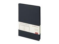 Ежедневник А5 датированный Megapolis Nappa на 2026, темно-синий navy