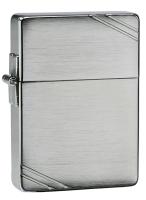 Зажигалка ZIPPO 1935 Replica™ с покрытием Brushed Chrome, латунь/сталь, серебристая, 37x13x52 мм