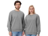 Свитшот оверсайз Lisbon унисекс, серый меланж , размер XL