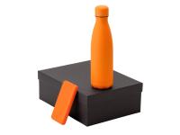 Подарочный набор с термобутылкой и повербанком С2, оранжевый , размер 10000 mAh