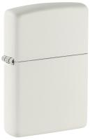 Зажигалка ZIPPO Classic с покрытием White Matte, латунь/сталь, белая, матовая, 38x13x57 мм