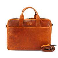 Сумка KLONDIKE DIGGER «Mavis», натуральная кожа цвета коньяк, 32 x 40 x 8 см