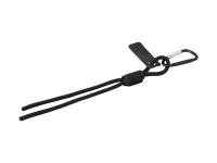 Брелок-веревочка на карабине Trinket, черный