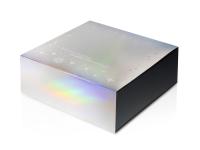 Подарочная коробка с голографическим шубером Aurora, L, вн. размер 260х260х100 мм. , размер L
