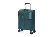 Чемодан TORBER СЕЙД, тёмно-зелёный, нейлон 600D, 36,5 х 19 х 54 см, 32 л , размер S