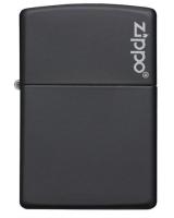 Зажигалка ZIPPO Classic с покрытием Black Matte, латунь/сталь, чёрная, матовая, 38x13x57мм