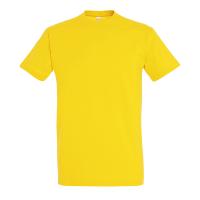 Футболка мужская IMPERIAL, желтый, 4XL, 100% хлопок, 190 г/м2