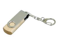 Флешка промо поворотный механизм, 32 Гб, натуральный , размер 32Gb