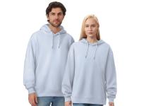 Толстовка с капюшоном оверсайз Lisbon унисекс, небесно-голубой , размер XL