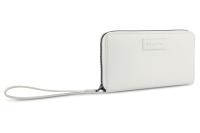 Кошелёк женский BUGATTI Elsa, с защитой данных RFID, белый, воловья кожа/полиэстер, 18,7х2х10 см