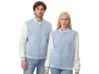 Бомбер Oxford, небесно-голубой/молочный, унисекс , размер M